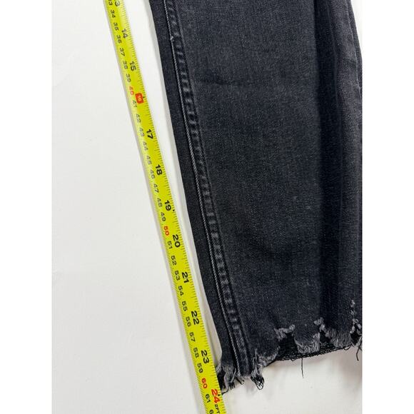 Abercrombie & Fitch Women’s Black Distressed Skinny Jeans 28 / 6 Short – High - Picture 7 of 9